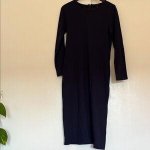 J. Crew Navy Long Sleeve Dress